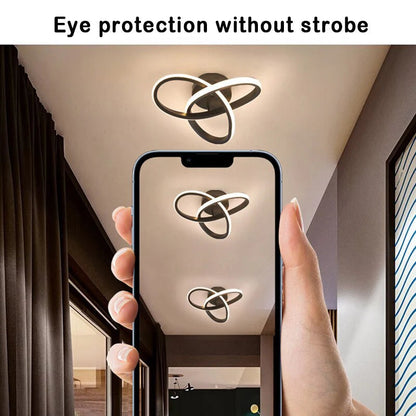 Lampa sufitowa LED — geometryczna oprawa trzy pierścienie, styl modern | Norivo Norivo