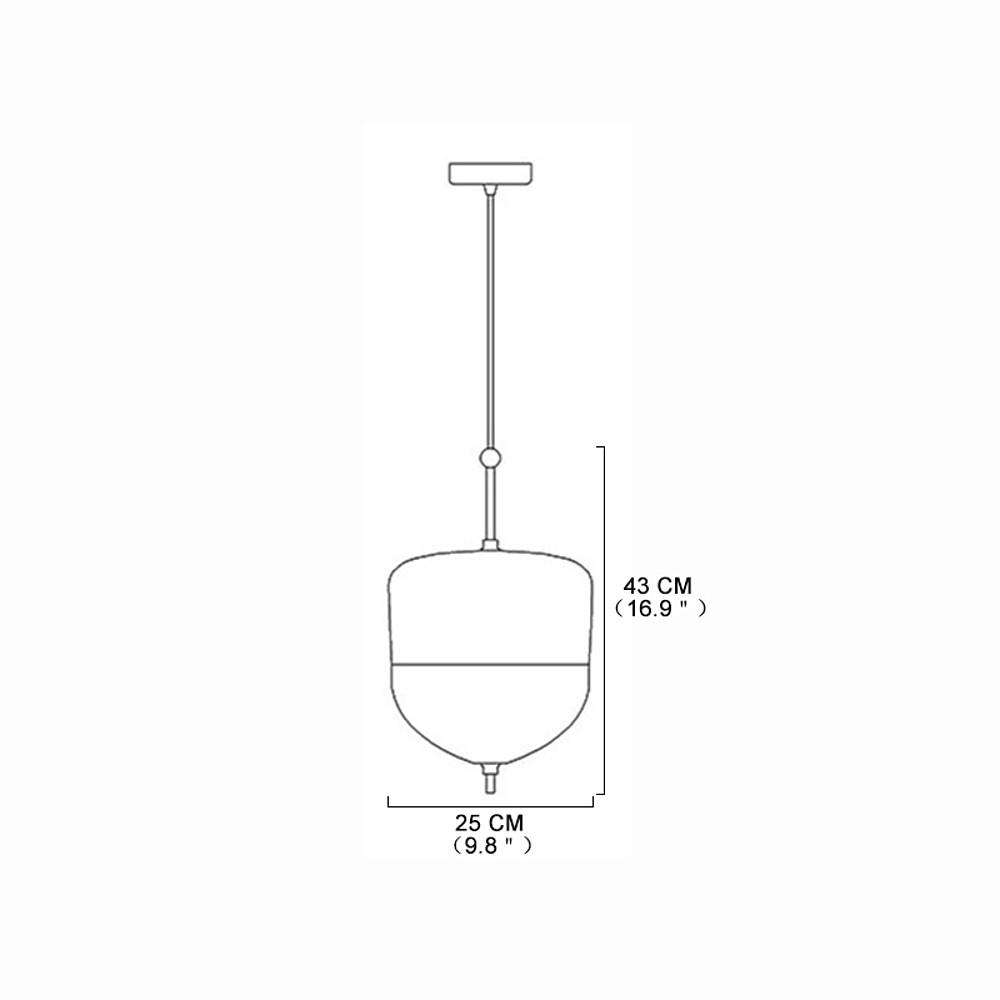 Lampa gradient szklana zdjęcie 9