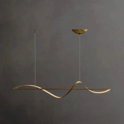 Lampa wisząca Fala — nowoczesna lampa LED nad stół lub wyspę kuchenną | Norivo Norivo