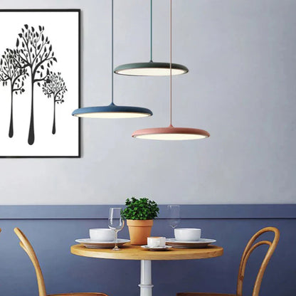 Lampa wisząca LED ultracienki klosz — designerska | Norivo Norivo