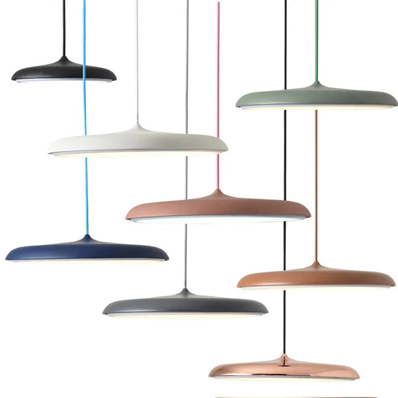 Lampa wisząca LED ultracienki klosz — designerska | Norivo Norivo