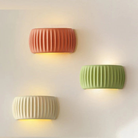 Ceramiczny kinkiet pomarańczowy
