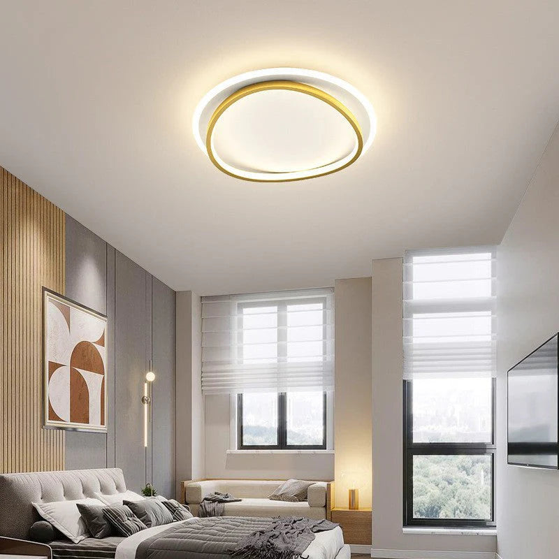 Nowoczesna lampa sufitowa LED — futurystyczny design, 3 kolory | Norivo Norivo