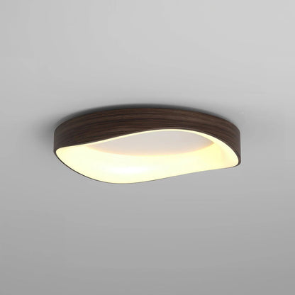 Skandynawska lampa sufitowa LED z efektem drewna — 5 kolorów, 3 rozmiary | Norivo Norivo