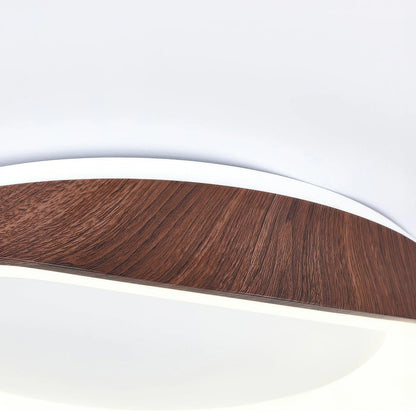 Skandynawska lampa sufitowa LED z efektem drewna — 5 kolorów, 3 rozmiary | Norivo Norivo