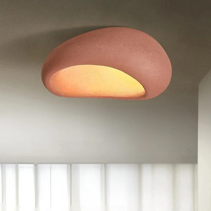 Lampa sufitowa LED wabi-sabi — organiczna forma, 5 kolorów | Norivo Norivo