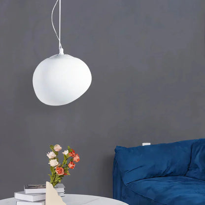 Lampa wisząca o organicznym okrągłym kształcie — minimalistyczny design | Norivo Norivo