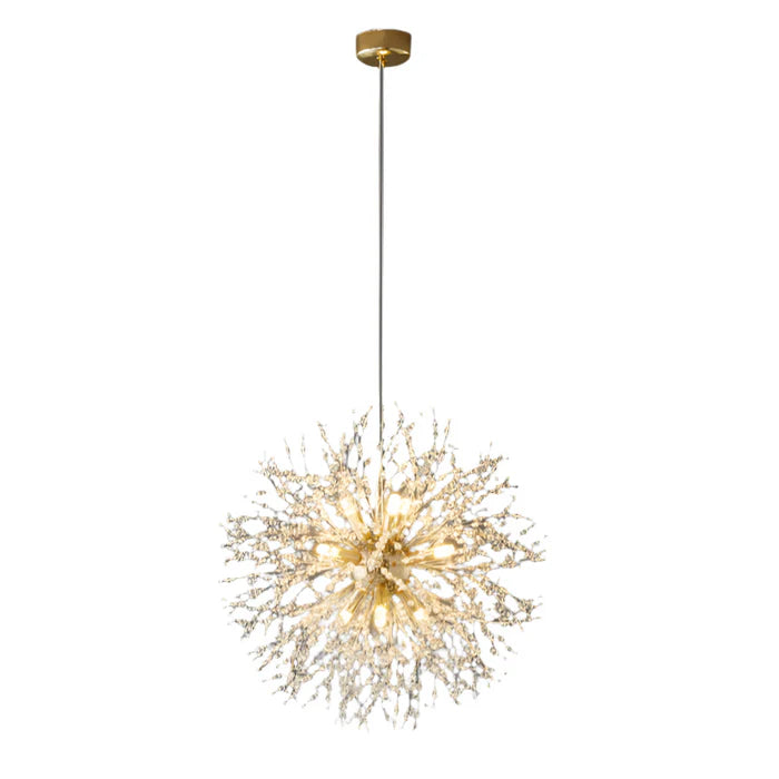 Ekskluzywny żyrandol z kryształkami — efektowna lampa sufitowa glamour | Norivo Norivo