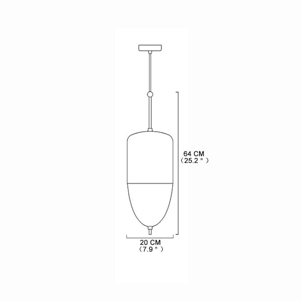 Lampa gradient szklana zdjęcie 11