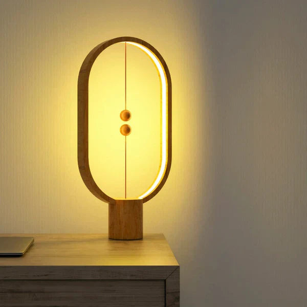 Lampka LED lewitująca z magnetycznym włącznikiem — biurkowa | Norivo Norivo